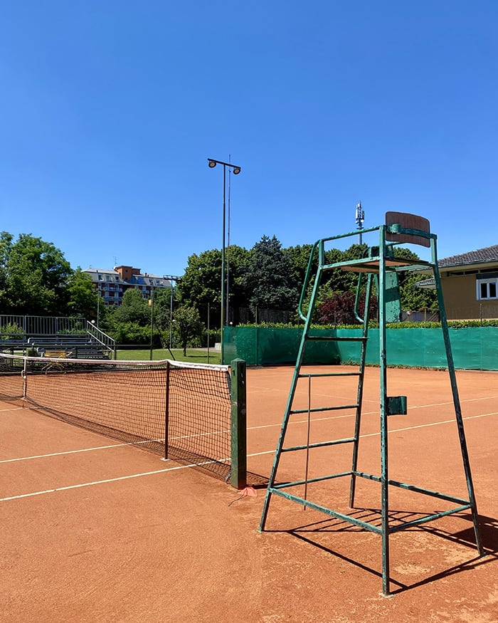 Campo da tennis del Jolly Club Milano | Tennis On Court | Il tennis da un altro punto di vista.