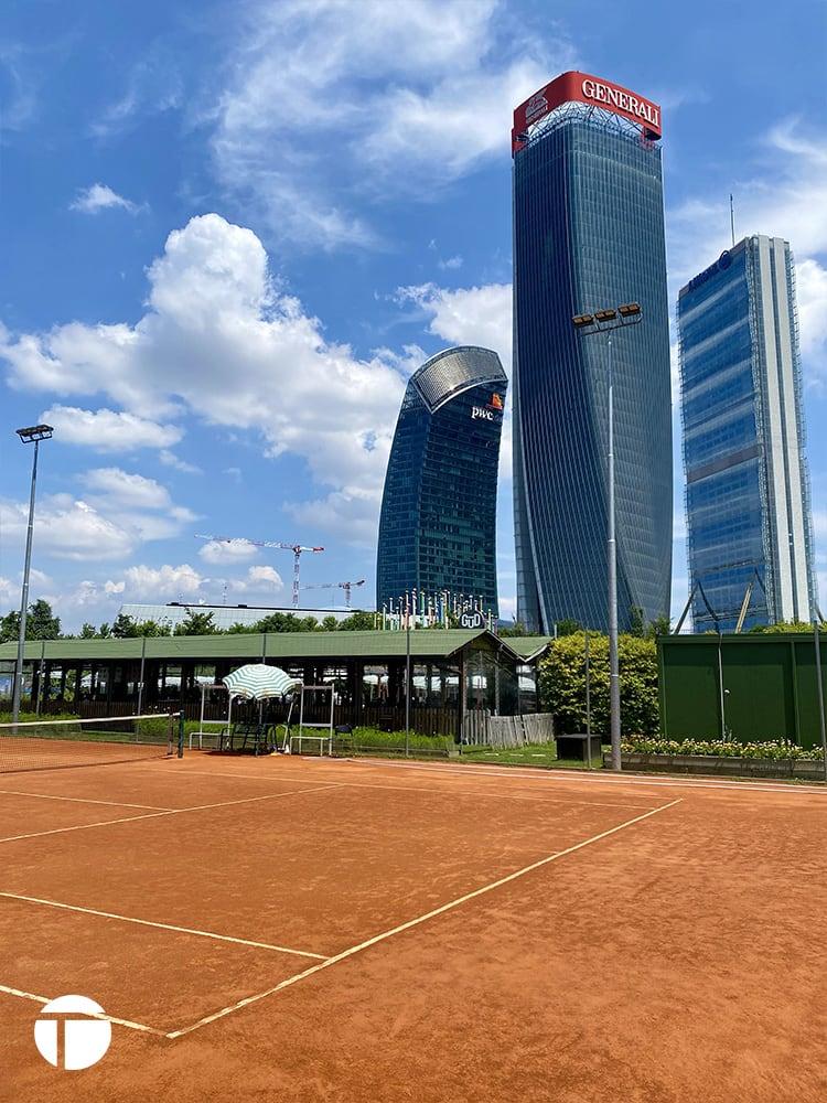 Campo da tennis di Milano City Life | Tennis On Court | Il tennis da un altro punto di vista.