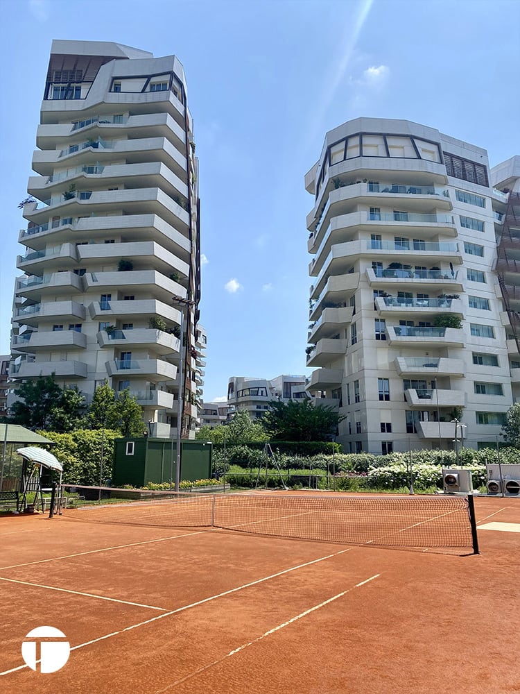 Campo da tennis di Milano City Life | Tennis On Court | Il tennis da un altro punto di vista.