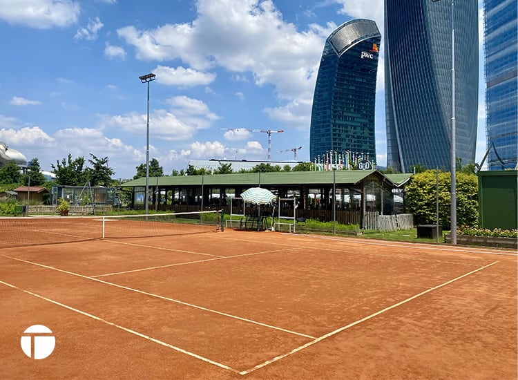 Campo da tennis di Milano City Life | Tennis On Court | Il tennis da un altro punto di vista.