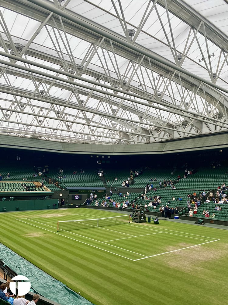 Foto gallery del Campo da tennis Centre Court di Wimbledon a Londra | Tennis On Court | Il tennis da un altro punto di vista.