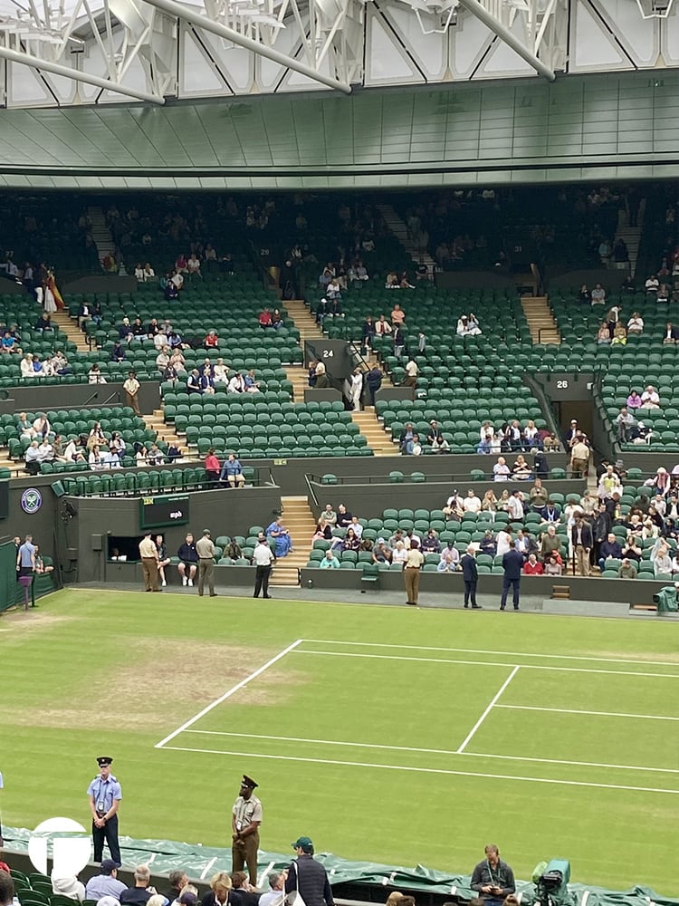 Campo da tennis Court No. 1 di Wimbledon a Londra | Tennis On Court | Il tennis da un altro punto di vista.