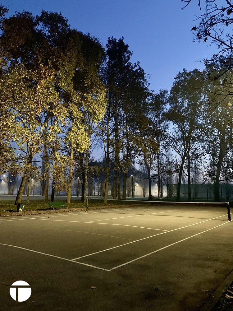 Campo da tennis Tennis Park TRN nel Parco di Trenno di Milano | Tennis On Court | Il tennis da un altro punto di vista.